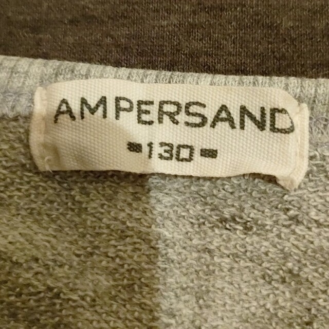 ampersand(アンパサンド)のAMPERSAND130ロンT キッズ/ベビー/マタニティのキッズ服男の子用(90cm~)(Tシャツ/カットソー)の商品写真