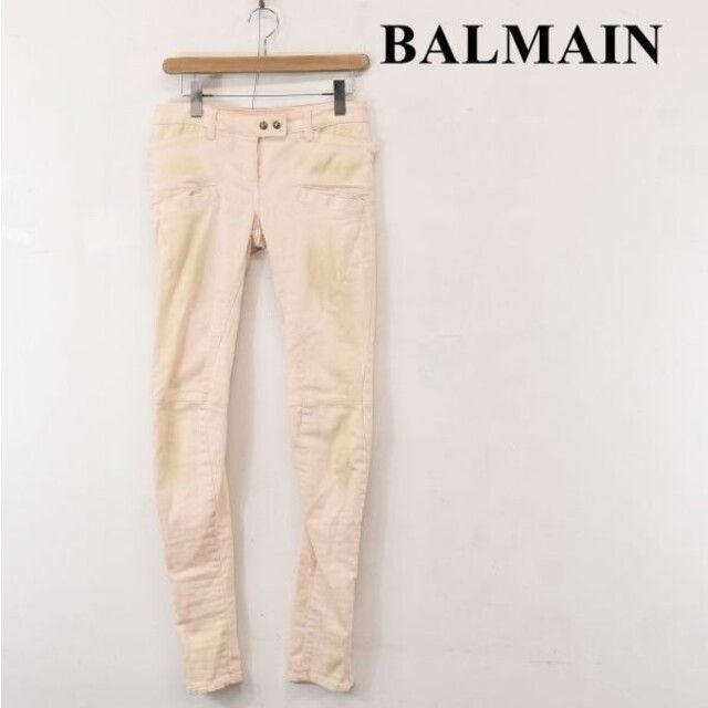 SL AC0014 高級 名作 BALMAIN バルマン バイカーパンツ