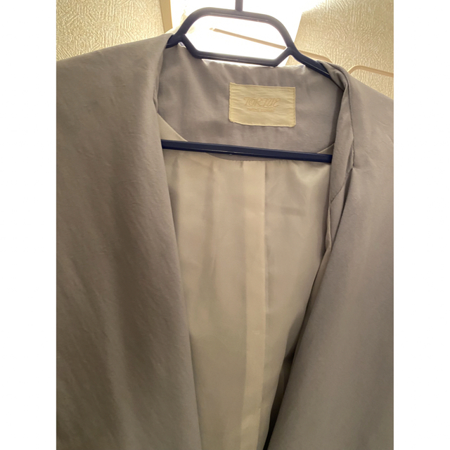 水色 スプリングコート 春秋 フード ポケットあり レディースのジャケット/アウター(スプリングコート)の商品写真