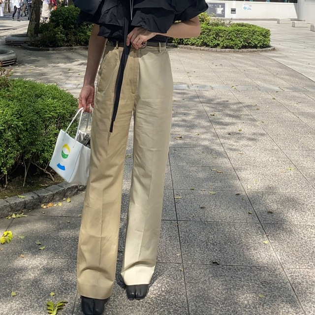 Maison Margiela マルジェラ ベージュチノパン NN-5 新しいブランド