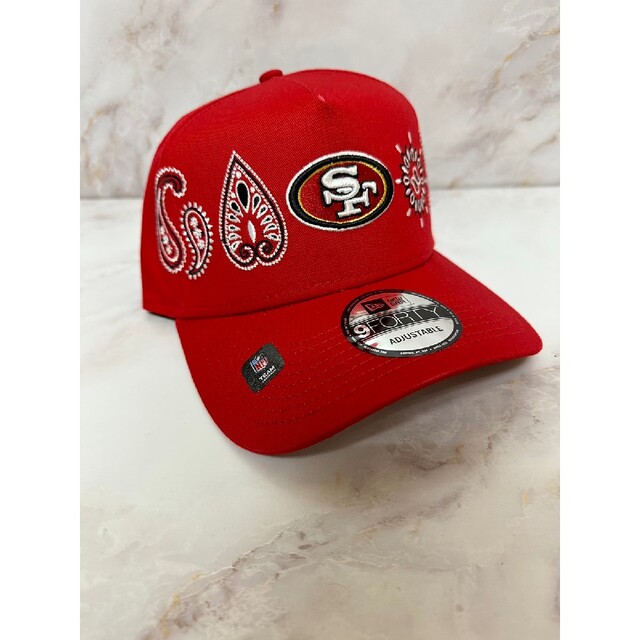 Newera 9forty サンフランシスコ49ers ペイズリースナップバック