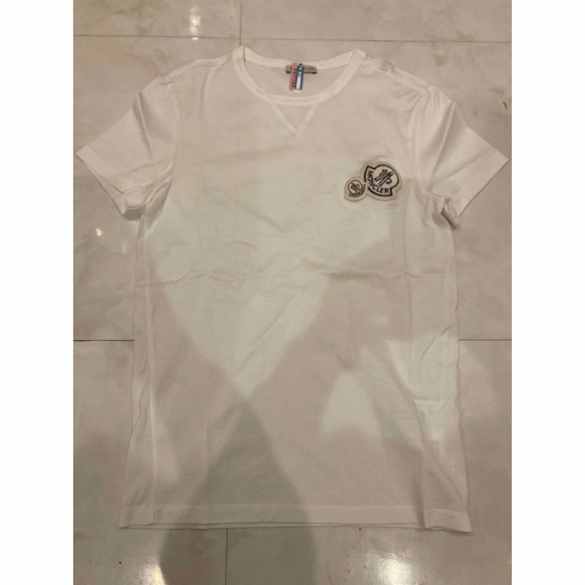 モンクレール ダブルワッペンTシャツ ホワイト　サイズXS MONCLER 半袖