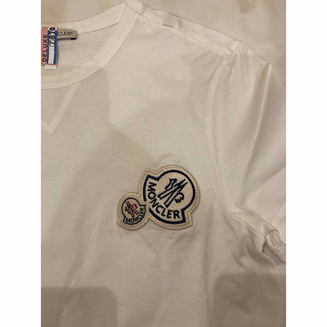 モンクレール ダブルワッペンTシャツ ホワイト サイズXS MONCLER 半袖