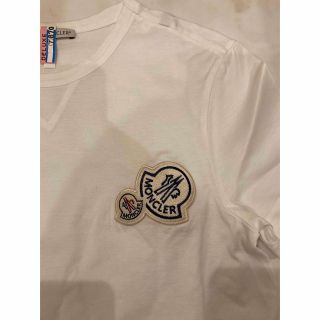 MONCLER - モンクレール ダブルワッペンTシャツ ホワイト サイズXS