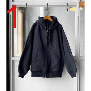 COMOLI - 4/30まで出品 COMOLI 23SS コットンダックジップパーカー 1の