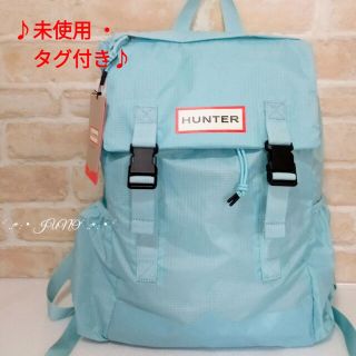 ハンター(HUNTER)のパッカブルバックパック♡HUNTER ハンター 未使用 タグ付き(リュック/バックパック)