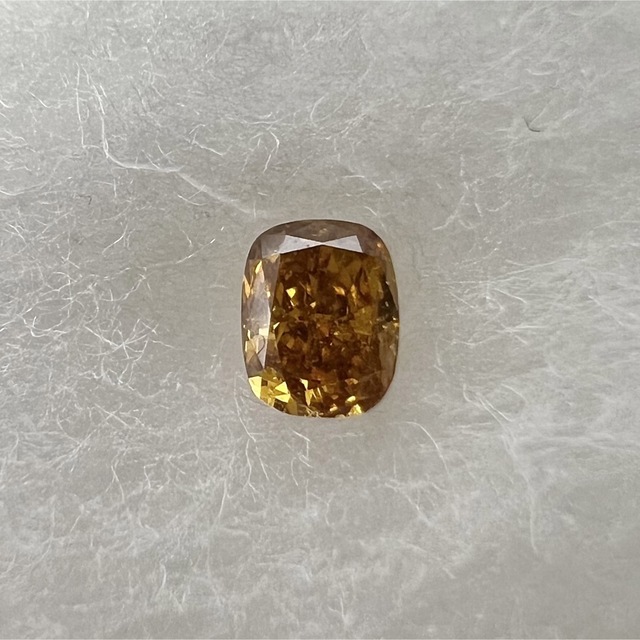 ハンドメイドファンシー オレンジ ダイヤモンド ルース 0.063ct