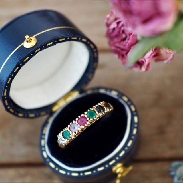 イギリス ヴィンテージリング Dearest ring 英国 指輪♡ agete イギリス ヴィンテージリング Dearest ring 英国 指輪♡ agete