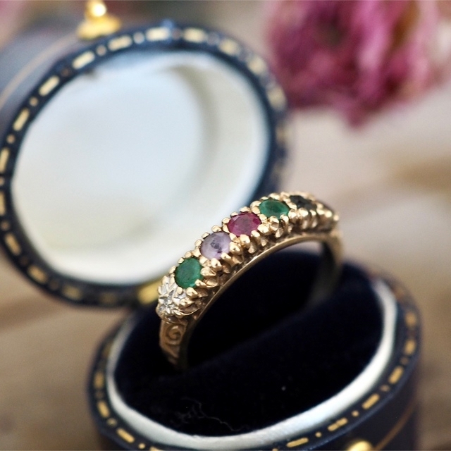 イギリス ヴィンテージリング Dearest ring 英国 指輪♡ agete イギリス ヴィンテージリング Dearest ring 英国 指輪♡ agete
