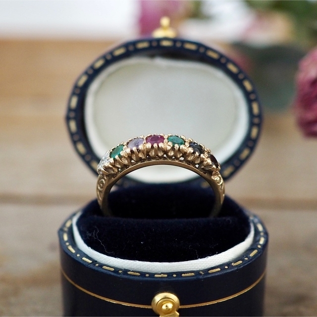 イギリス ヴィンテージリング Dearest ring 英国 指輪♡ agete イギリス ヴィンテージリング Dearest ring 英国 指輪♡ agete