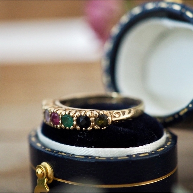 イギリス ヴィンテージリング Dearest ring 英国 指輪♡ agete イギリス ヴィンテージリング Dearest ring 英国 指輪♡ agete