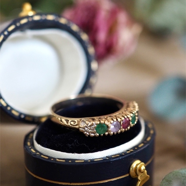 イギリス ヴィンテージリング Dearest ring 英国 指輪♡ agete イギリス ヴィンテージリング Dearest ring 英国 指輪♡ agete