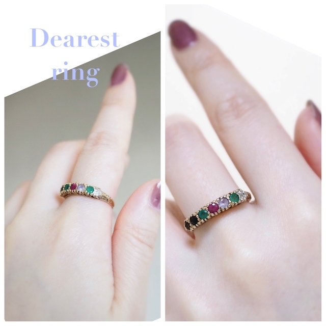 イギリス ヴィンテージリング Dearest ring 英国 指輪♡ agete イギリス ヴィンテージリング Dearest ring 英国 指輪♡ agete