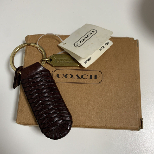 COACH(コーチ)のcoach クロスブレイド キーフォブリング メンズのファッション小物(キーホルダー)の商品写真