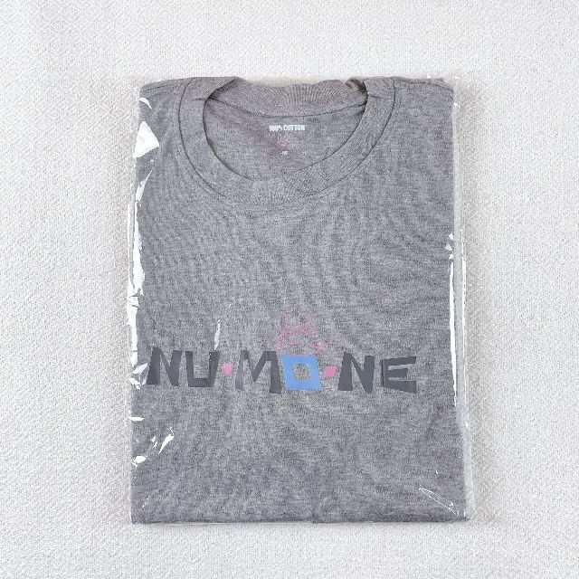 【シール付】NU-MO-NE☆Tシャツ（グレー・Mサイズ） レディースのトップス(Tシャツ(半袖/袖なし))の商品写真