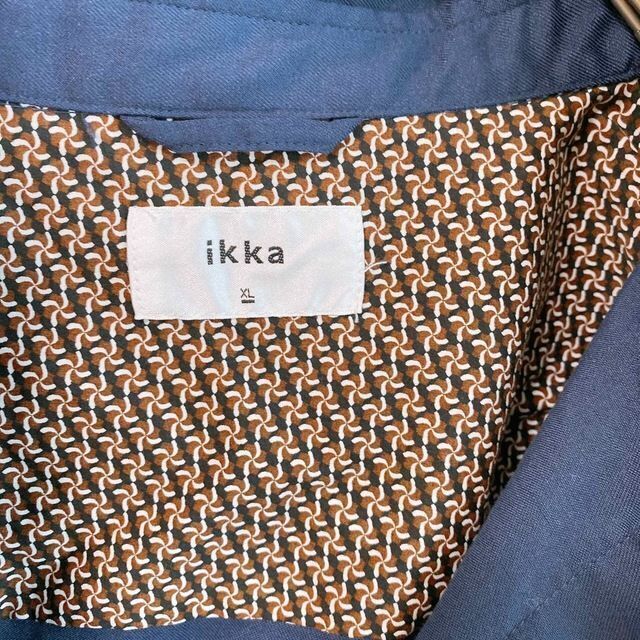 ikka(イッカ)のイッカ　ikka 長袖シャツ　メンズ　XL ネイビー シャツ メンズのトップス(シャツ)の商品写真