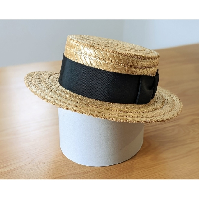 未使用】Lock & Co. Hatters ストローハット カンカン帽 | www
