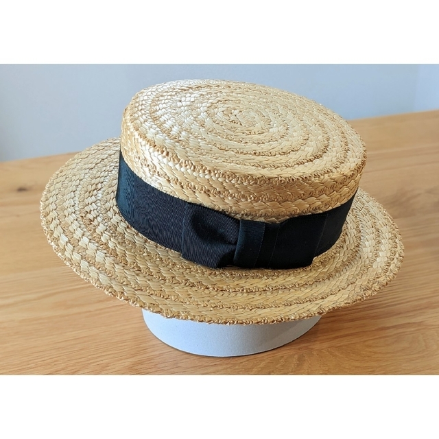 未使用】Lock & Co. Hatters ストローハット カンカン帽 | www