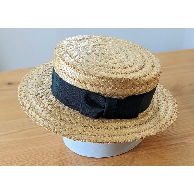 【未使用】Lock & Co. Hatters ストローハット カンカン帽