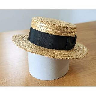 ドゥーズィエムクラス(DEUXIEME CLASSE)の【未使用】Lock & Co. Hatters  ストローハット  カンカン帽(麦わら帽子/ストローハット)