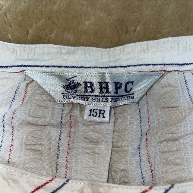 BEVERLY HILLS POLO CLUB（BHPC）(ビバリーヒルズポロクラブ)の赤青ストライプ　半袖　カットソー　③-5 レディースのトップス(カットソー(半袖/袖なし))の商品写真