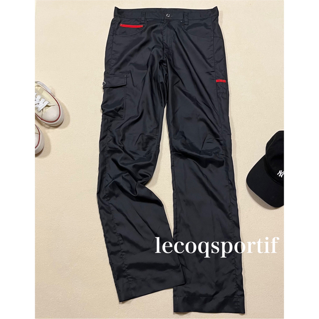 lecoq sportif パンツ　ゴルフ　ブラック　胴囲82 L メンズ