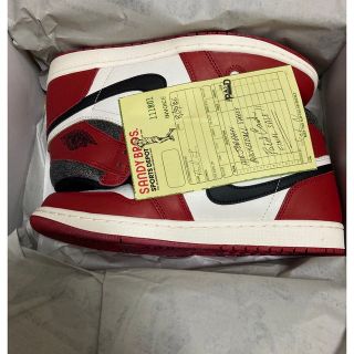 ジョーダン(Jordan Brand（NIKE）)の28cmNike AIR Jordan 1 lost&found Chicago(スニーカー)