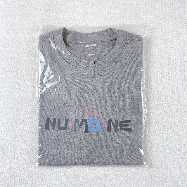 ★セール実施中‼★【シール付】NU-MO-NE☆Tシャツ（グレー・Fサイズ） レディースのトップス(Tシャツ(半袖/袖なし))の商品写真