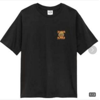 ジーユー(GU)の鬼滅の刃　ジーユー　グラフィックTシャツ　我妻善逸　M　新品　初期コラボ　雷(Tシャツ(半袖/袖なし))