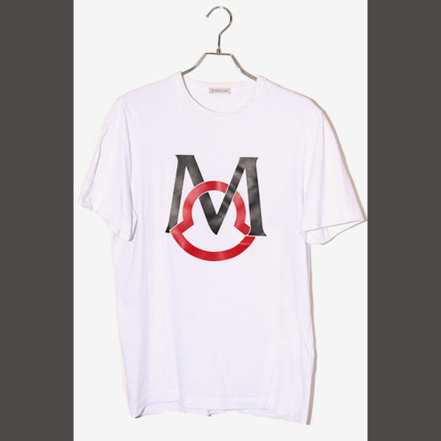 モンクレール トルコ製 マグリア ロゴ 半袖Tシャツ S ホワイト