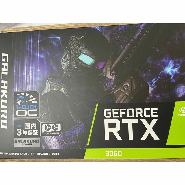 スマホ/家電/カメラGeforce RTX3060 GALAKURO GAMING