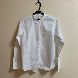 ムジルシリョウヒン(MUJI (無印良品))の無印良品　スタンドカラーシャツ　ホワイト　白(シャツ/ブラウス(長袖/七分))