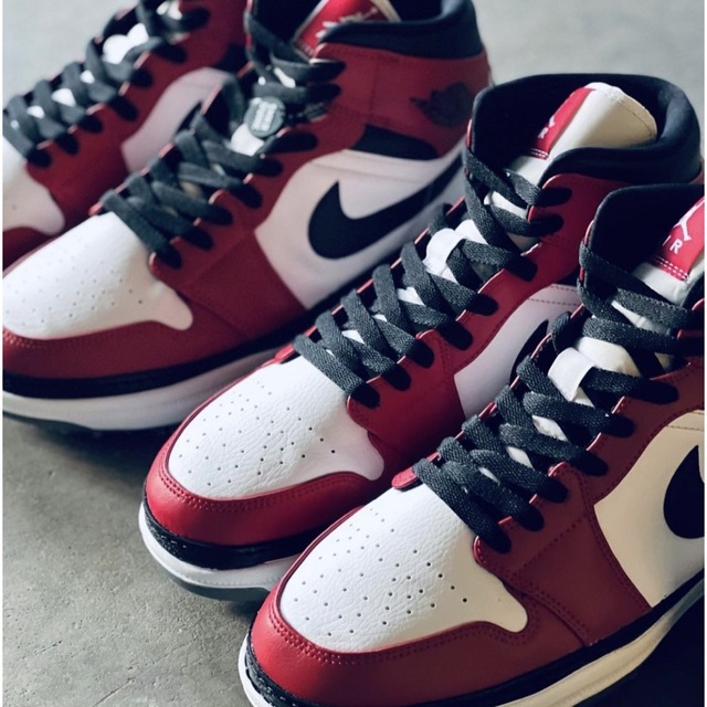 NIKE - NIKE AIR JORDAN 1 MID CHICAGO ゴルフシューズの通販 by sara