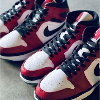 NIKE - NIKE AIR JORDAN 1 MID CHICAGO ゴルフシューズの通販
