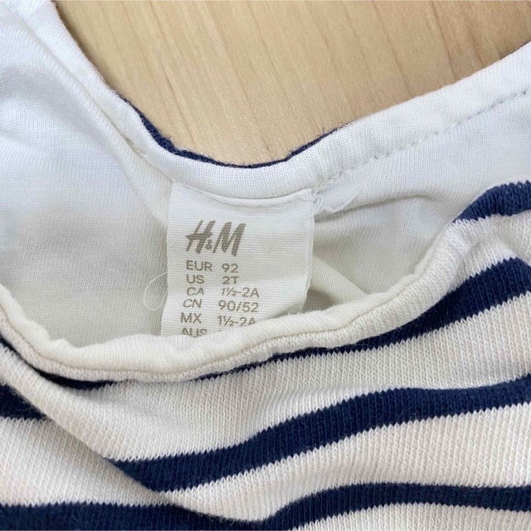 H&M(エイチアンドエム)のみ様専用　H&M ベビー　オーバーオール　2枚セット キッズ/ベビー/マタニティのベビー服(~85cm)(カバーオール)の商品写真