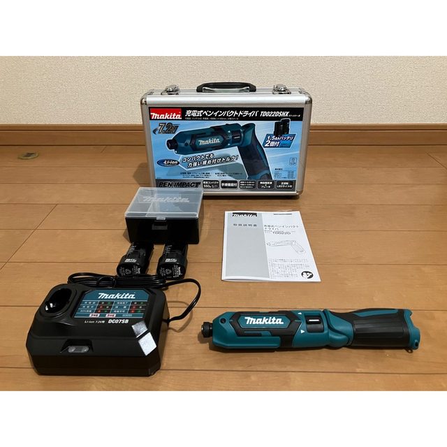 Makita(マキタ)の☆新品☆マキタ 7.2V ペンインパクトドライバ TD022DSHXバッテリ2個 自動車/バイクのバイク(工具)の商品写真