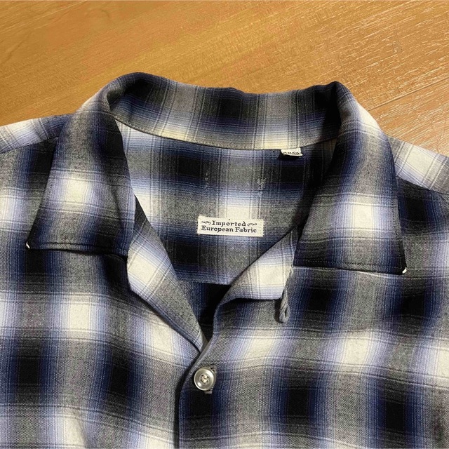 60s オンブレ チェック レーヨン シャツ シャドーチェック 60s オンブレ チェック レーヨン シャツ シャドーチェック