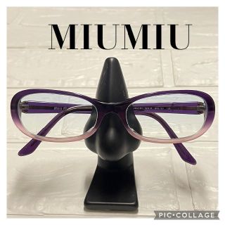 MIU MIU（サングラス/メガネ ・ パープル/紫色系）のフリマ