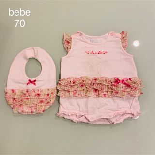 ベベ(BeBe)のbebeロンパース(ロンパース)