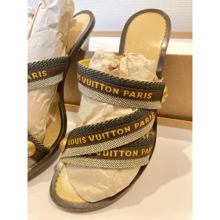 ルイヴィトン(LOUIS VUITTON)のLOUIS VUITTON ヒール 36 正規品(ハイヒール/パンプス)