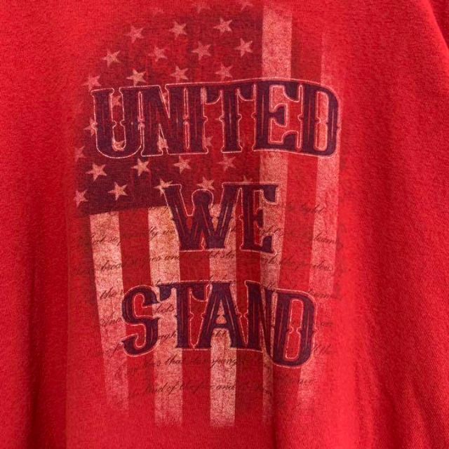 DELTA PRO WEIGHT  USA古着　レッド　赤　2XL　Tシャツ メンズのトップス(Tシャツ/カットソー(半袖/袖なし))の商品写真