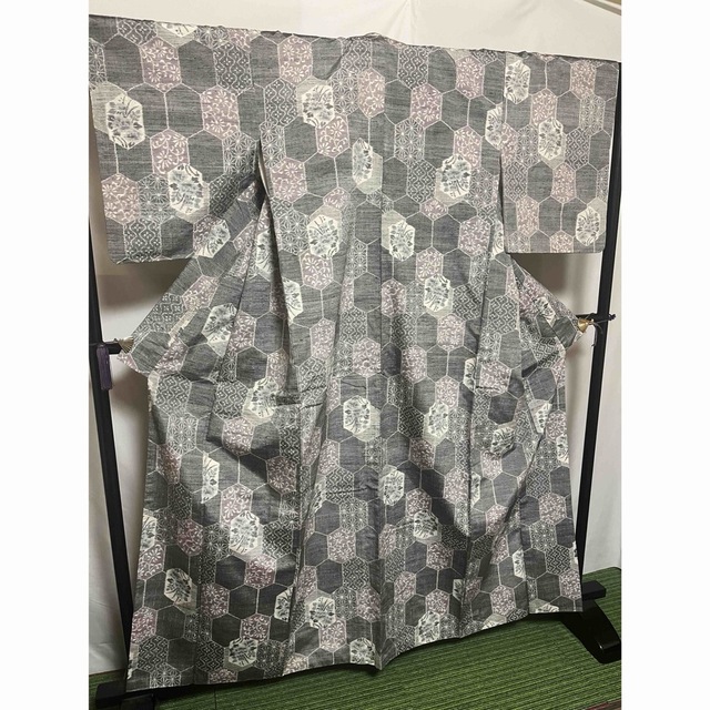 逸品】○新潟県伝統工芸品○【小千谷紬】○手引真綿○草木染○ 【即納
