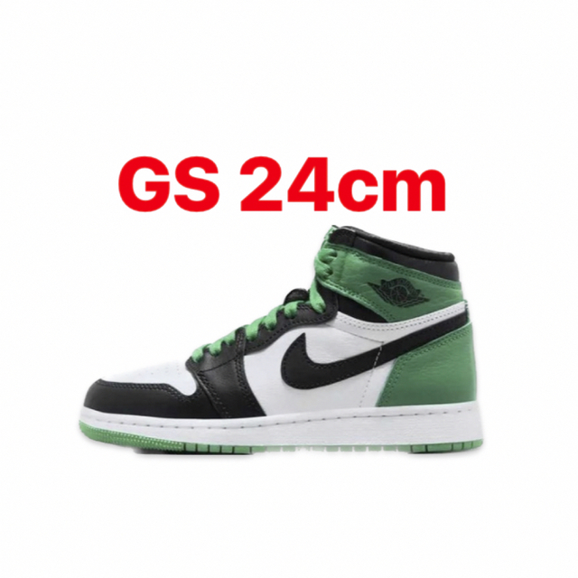 Jordan Brand（NIKE）(ジョーダン)のGS Jordan 1 High OG Celtics/Lucky Green レディースの靴/シューズ(スニーカー)の商品写真