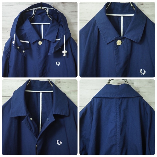 FRED PERRY(フレッドペリー)のFRED PERRY Convertible Collar Hood Coat メンズのジャケット/アウター(ステンカラーコート)の商品写真