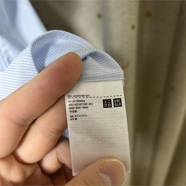 UNIQLO(ユニクロ)のユニクロ　半袖イージーケアシャツ　メンズ　夏用 メンズのトップス(シャツ)の商品写真