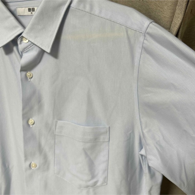 UNIQLO(ユニクロ)のユニクロ　半袖イージーケアシャツ　メンズ　夏用 メンズのトップス(シャツ)の商品写真