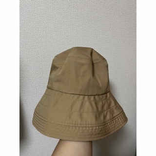 ムジルシリョウヒン(MUJI (無印良品))の未使用 無印良品 UV帽子 ５5～57ｃｍ・ベージュ ハット(ハット)