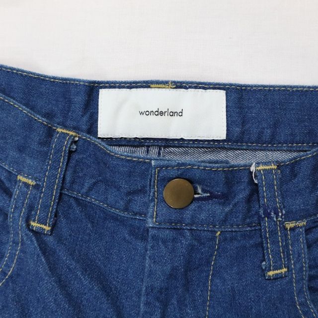 wonderland(ワンダーランド)のワンダーランド バギーデニム ワイドパンツ メンズジーンズ サイズ1 L相当 メンズのパンツ(デニム/ジーンズ)の商品写真