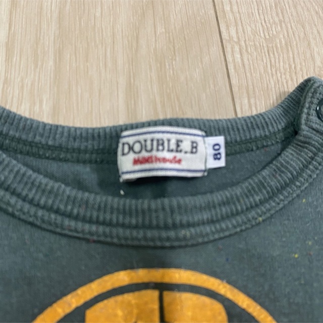 DOUBLE.B(ダブルビー)のミキハウスロンT キッズ/ベビー/マタニティのベビー服(~85cm)(Ｔシャツ)の商品写真