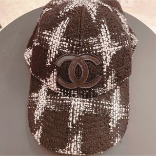 シャネル(CHANEL)の未使用品♡CHANEL ツイードキャップ♡シャネル(キャップ)